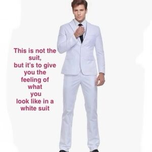 ANGELO ROSSI Tailored off White Mens Suit 🍒